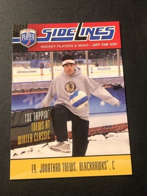 2009-10 Upper Deck Be a Player Sidelines Jonathan Toews #S25