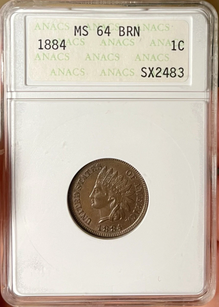 MS 64 Graded Indian Head Small Cents (1859-1909) for sale | eBay