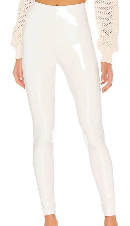 COMMANDO PERFECT CONTROL 液体光泽漆皮紧身裤-白色-Sz XS原样! — 第 3/4 张图片