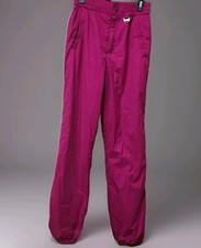 Vintage Nils Women  s Small Ski snow pants "sz 10" 26x30 Fushia, Insulated