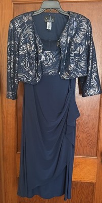 green emerald velvet dress Alex Evenings Compression Embellished Ruched Sheath Dress main image 1