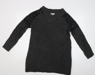Eylex Damen grün V-Ausschnitt Acryl Tunika Pullover Größe L