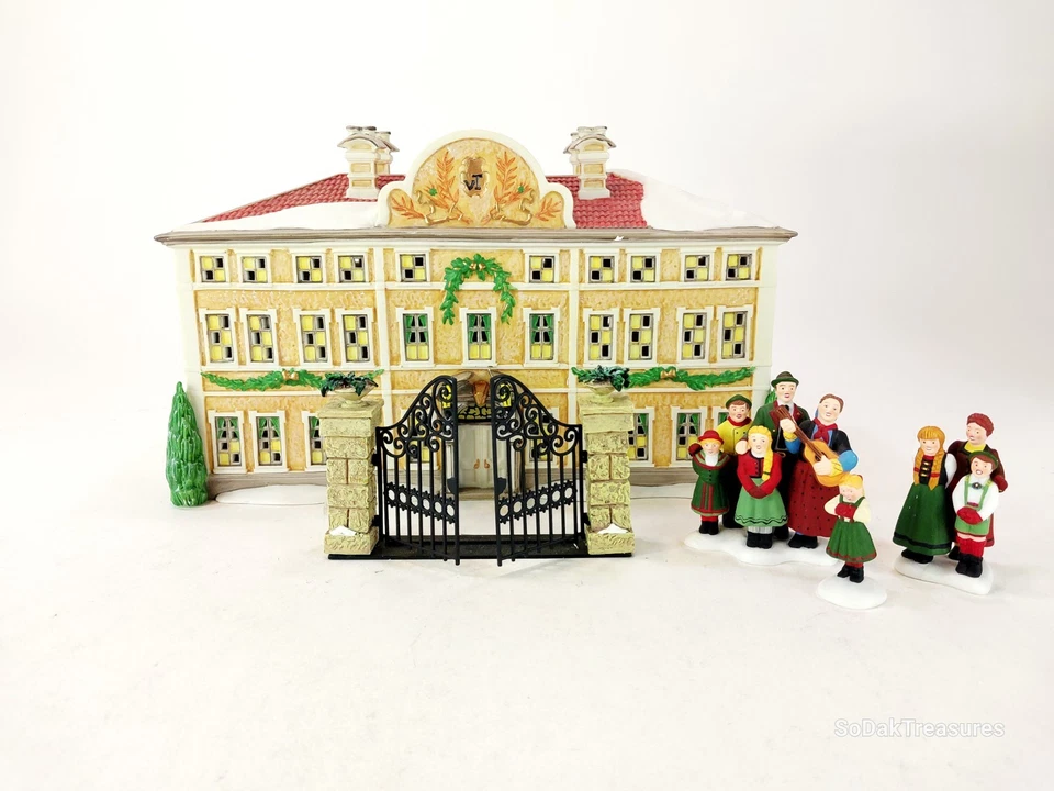 Juego completo Dept 56 Alpine Village Sound of Music Von Trapp Villa 56178 1998 Foto 4 de 4