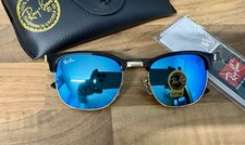 Rayban RB8396 Sunglasses Black Gold Frame Blue Lenses 913/20