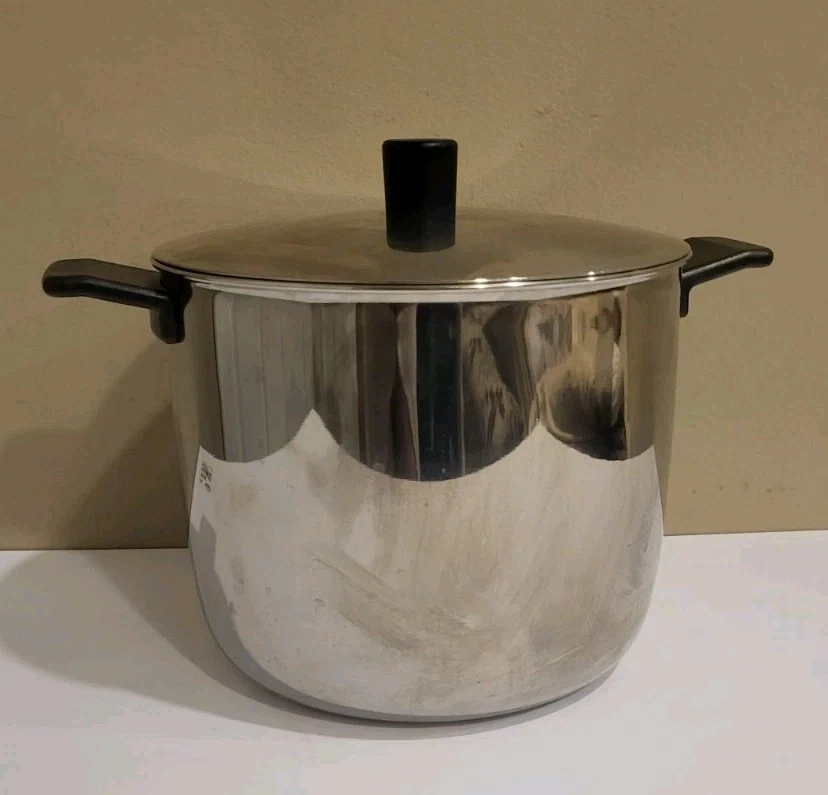 Vintage 2011 ALESSI SHIBA Casserole Pot w/ Two Handles and Lid