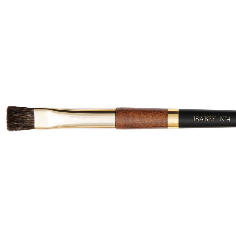 Pinceau plat aquarelle Isabey 6236i N°4 en poils de petit gris
