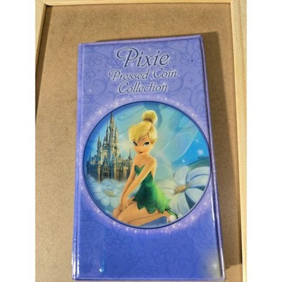 Disney Tinkerbell Pixie Pressed Coin Collection Album Holder Case