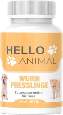 Worm tablets dewormer for cats & dogs, worm treatment supplement