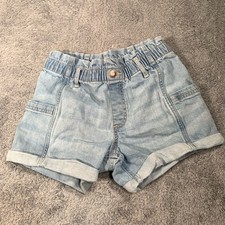 Abercrombie kids high-rise paper bag waist short 9/10