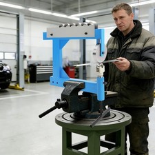 Professionelles Tisch-Englischrad Rollstreckmaschine Tisch-Englischrad Mit 6 R&auml;d