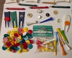 Vintage Golf Tee Lot Advertising Pencils Markers Divot Tools Bank Michigan — photo 2