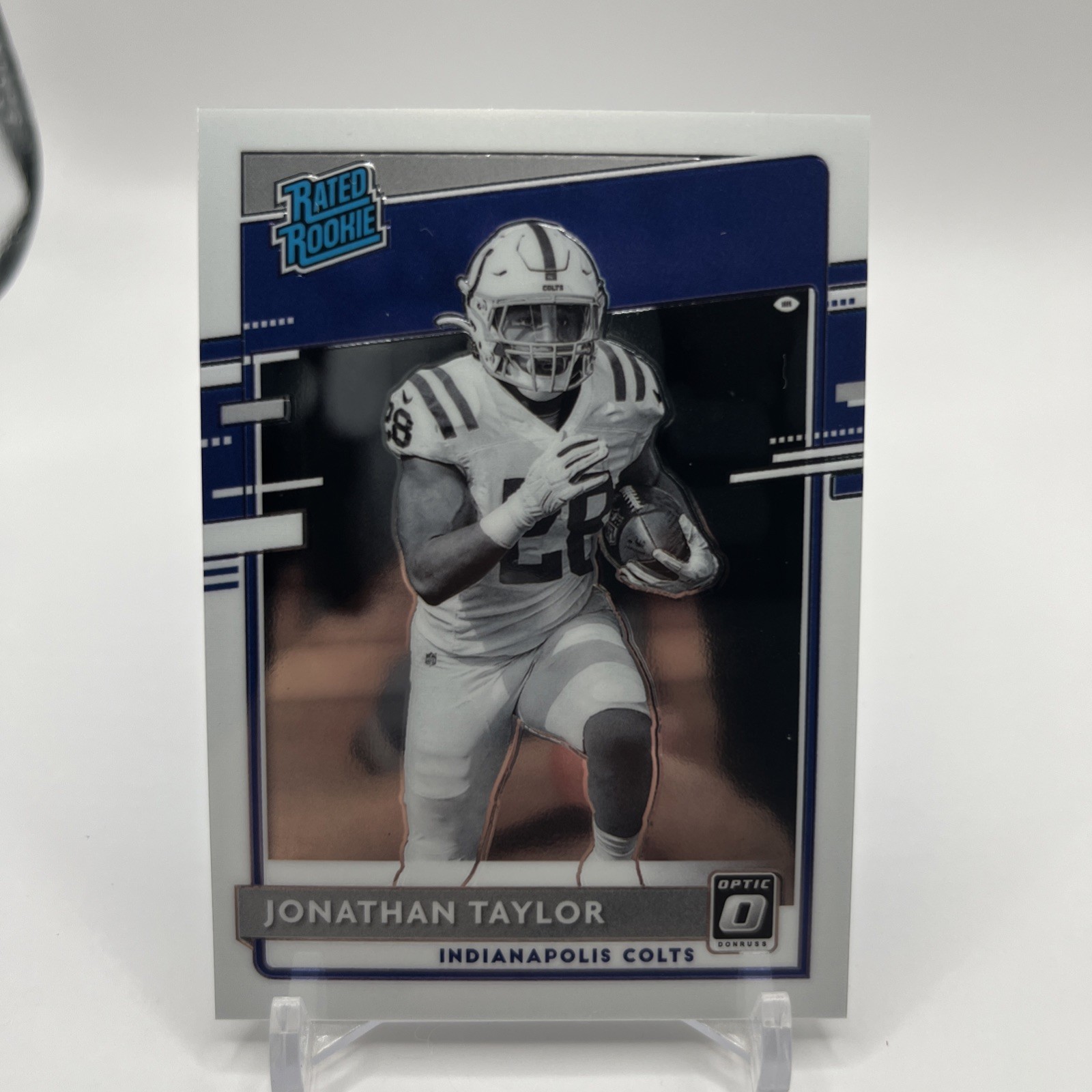 2020 Panini Donruss Optic Jonathan Taylor RC #317 Rated Rookie Negative