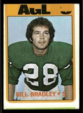1972 Topps Bill Bradley RC #45 - Philadelphia Eagles