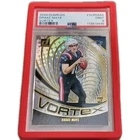 🔥 🔥 🔥 2024 PANINI DONRUSS VORTEX #VORDMA DRAKE MAYE ROOKIE RC PSA 9 SUPERBOWL