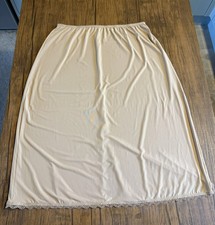 Worn Once M&S Cool Comfort Half Waist Slip Petticoat Nude Size 8 23” Length