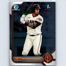 2022 Bowman - Chrome Prospects Ricardo Genoves #BCP-60 - San Francisco Giants