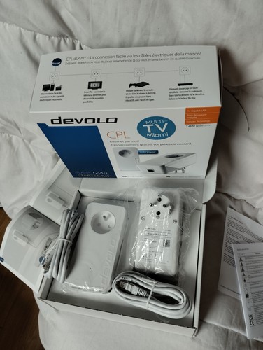 CPL DEVOLO 1200 DLAN COMPATIBLE AVEC TOUTES Les BOX, 2 PRISES ET 2 FICHES RJ45 - Photo 15/15
