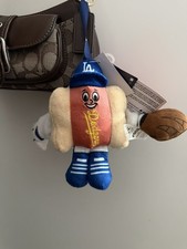 Los Angeles DODGERS Dodger Hot Dog Clip Key Chain Accessory MLB Official Merch