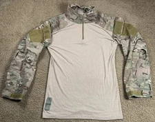 Crye Precision Multicam Camo Combat Shirt CS4 FR Army Medium Regular DISTRESSED