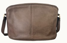 Vintage Coach Anderson Zip 9976 Brown Leather Crossbody Shoulder Bag Made In USA