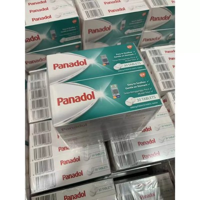 Panadol Paracetamol Regular Tablets 500mg Sealed Blister Pack 30 tabls X 2