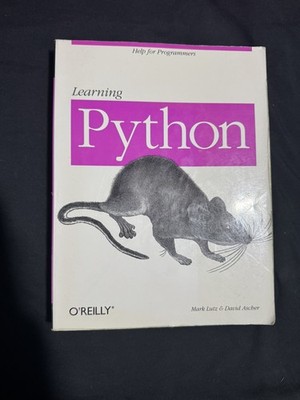 Learning Python 1st Edition Mark Lutz O'Reilly Media Programming 9781449355739