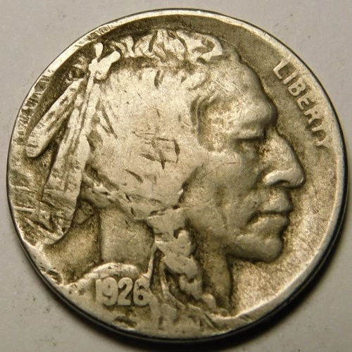 1926 S Buffalo Nickel F-Details  "Actual Coin Pictured- Not Cleaned"