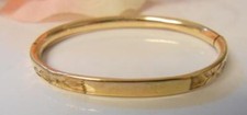 Antique 14k Gold Filled Child Bracelet Bangle