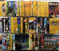 Nintendo 64 N64 Game Manual Booklet Instructions YOU Pick & Choose Video Game(s)