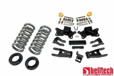 Belltech 97-00 Silverado C3500/C2500 2/4 Drop Lowering Kit 718