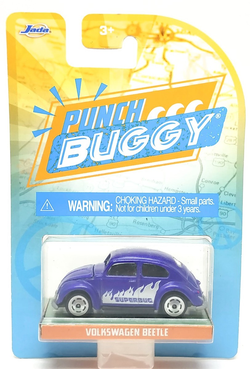Majorette Volkswagen Beetle Vintage Punch Buggy Superbug Purple 3