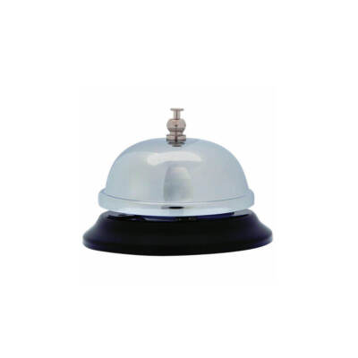 Esselte Counter Bell Chrome Black Strong And Durable Premium High Quality