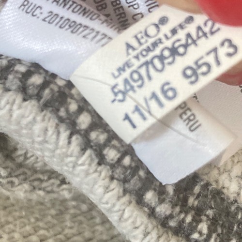 American Eagle Outfitters Sweatshirt Mens Large Gray USA Hoodie Hooded Pockets - Picture 9 of 10
