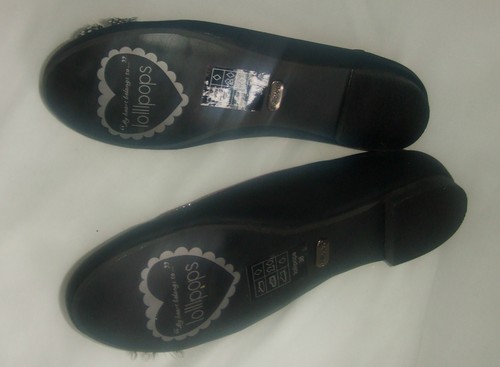 LOLLIPOPS BALLERINES POINTURE 38 CUIR ET SYNTHETIQUE NOIR - Picture 8 of 8