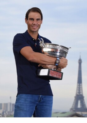 Nike Rafa Nadal The Nike Polo 20th Grand Slam Trophy Shirt Obsidian  DC7340-451 L | eBay