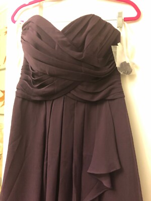 plum strapless bridesmaid dresses Perfectly Captivating Plum Purple Velvet Strapless Maxi Dress