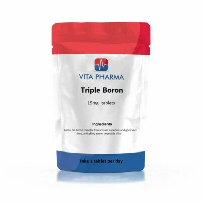 TRIPLE BORON 15mg tablets strong bones VITAPHARMA