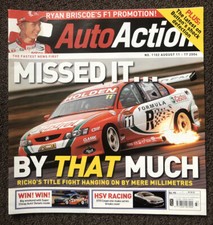 Auto Action Magazine No 1102 Aug 11-17 2004 Poster still intact. Free postage