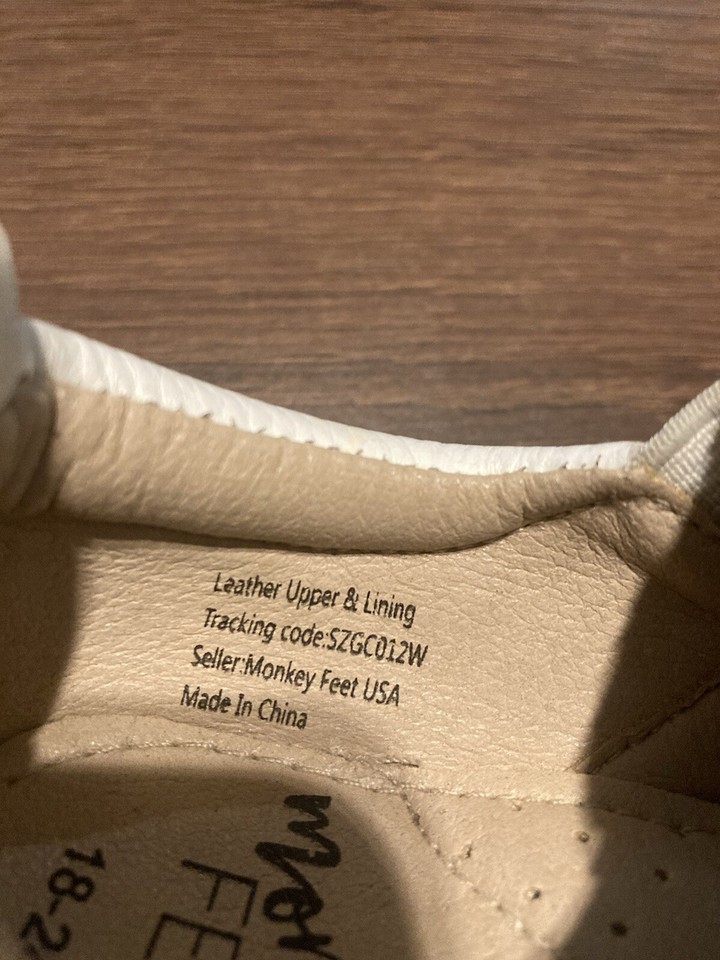 Monkey Feet Baby Shoes Baseball Leather Size 1824 Months. Gender