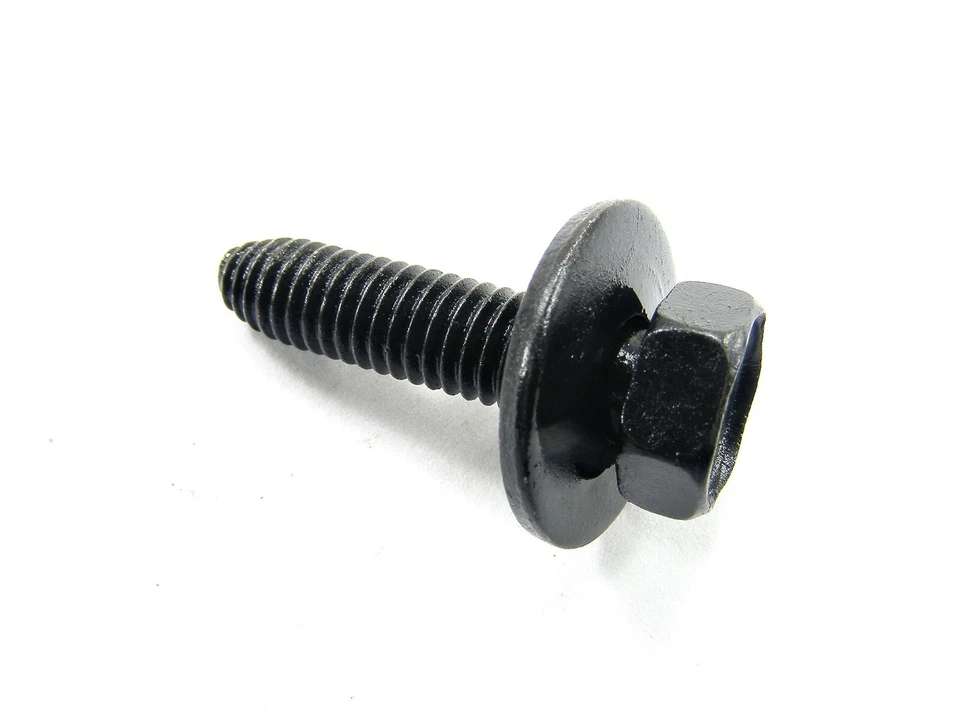 Болты корпуса ISUZU 6 мм - M6-1.0 x 25 мм длиной - 10 мм шестигранник - 17 мм шайба - 20 болтов - #161 - Изображение 3 из 4