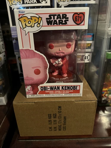 Funko Pop Star Wars 671 Obi-Wan Kenobi Pink Valentine