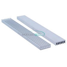 2/5/10PCS Silver-White 150x20x6mm LED Heat Sink Aluminum 150 20 6MM Cooling Fin