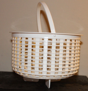 Plastic Swimming Pool Basket Skimmer - Removes Debris - White