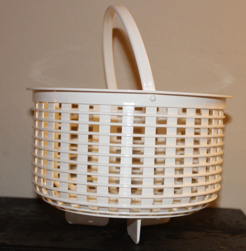 Plastic Swimming Pool Basket Skimmer  - Removes Debris - White
