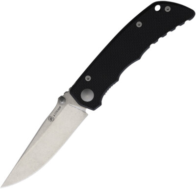 New Spartan Blades Talos Linerlock Black G10 Folding Pocket Knife SFBL7BK