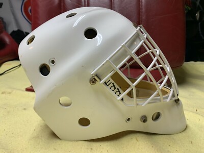 Eddy Tusk Ice Hockey Goalie Mask Youth Hand Laid Fiberglass (not plastic) Small 