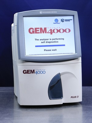Instrumentation Laboratory Gem Premier 4000 Blood Gas Analyzer