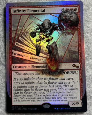 MTG Infinity Elemental NM EX Instable 88/216 Foil Mythic | eBay