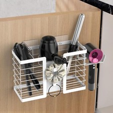 Hair Tool Organizer Hair Dryer Holder 3 In 1 Metal Bathroom Blow Dryer Organizer