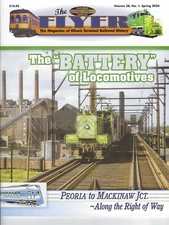 The Flyer: Spring 2024, ILLINOIS TERMINAL -  PEORIA-MACKINAW; "Battery" of Locos